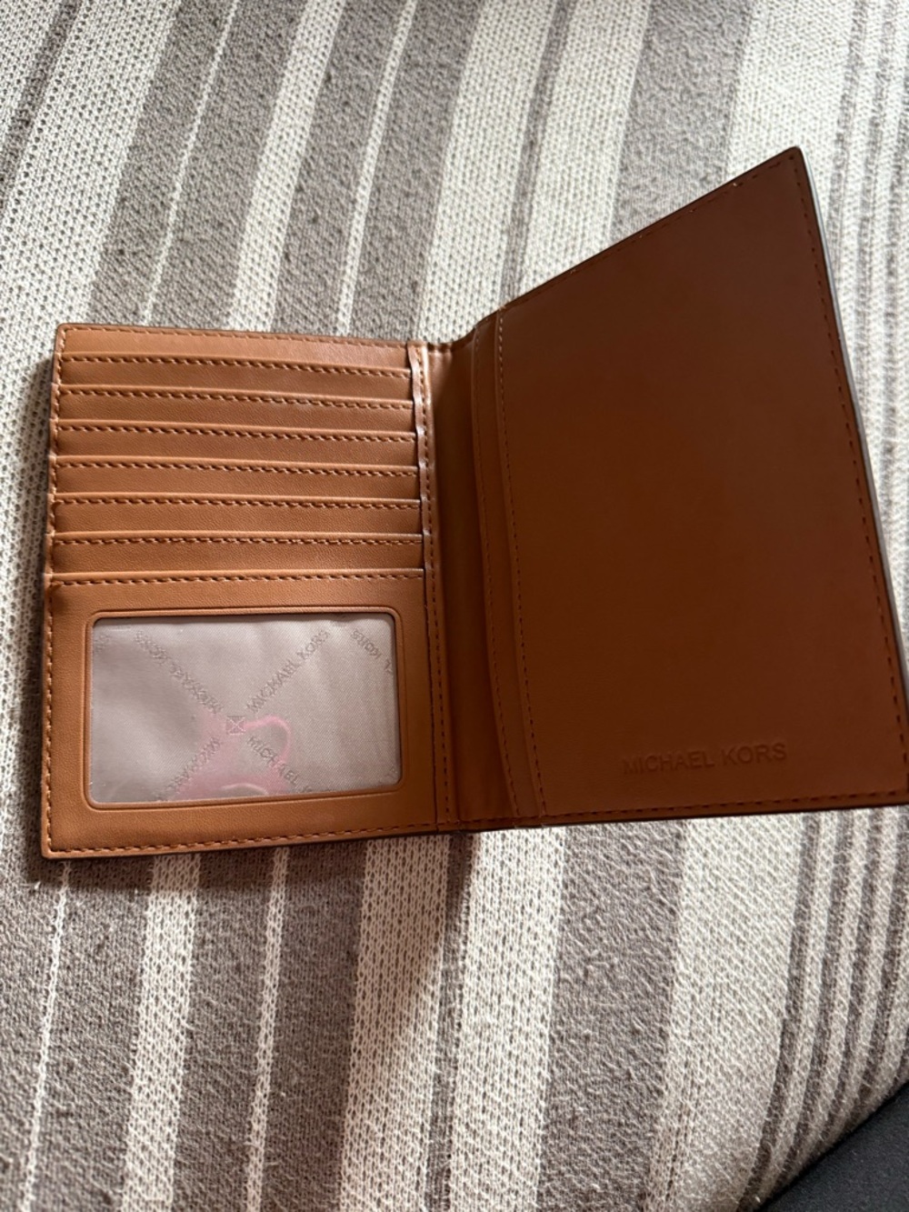 Michael Kors Brown Signature Logo Backpack And Wallet! - Picture 7 of 8